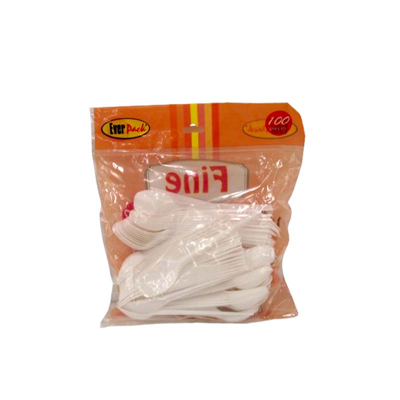 PLASTIC TEA SPOONS 100PCS EVERP