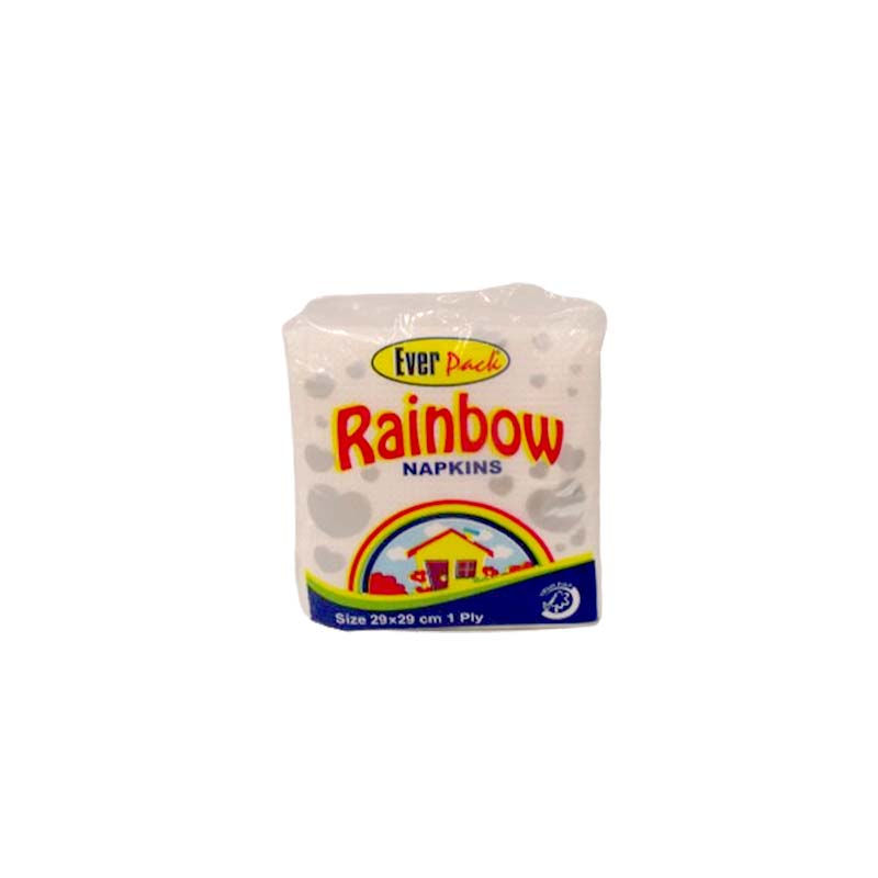 NAPKIN 29X29CM 80 SHEETS RAINBO