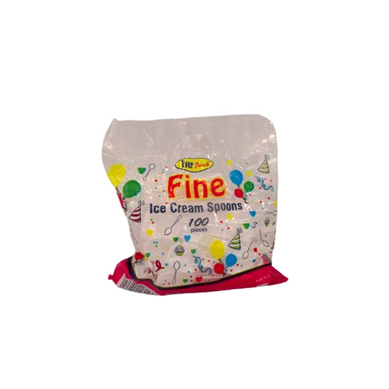 EVERPACK WHITE ICE CREAM SPOON