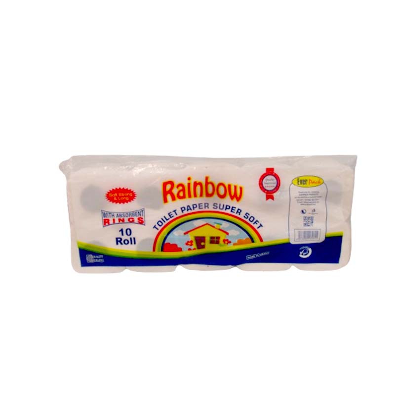 TOILET ROLL 10PCS RAINBOW