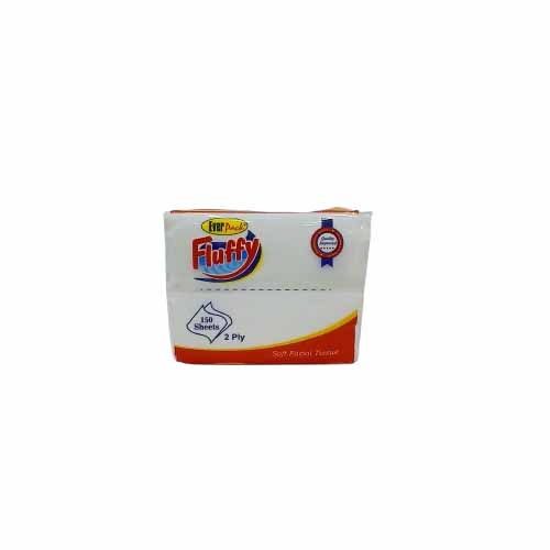 FACIAL TISSUE 150 SHEETS FLUFFY