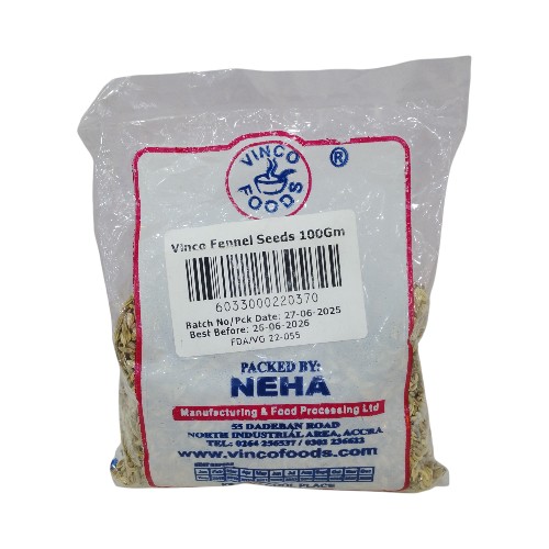 VINCO FENNEL SEED/SAUF 100 GM