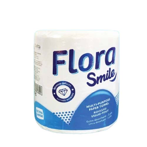 BLUE HAND TOWEL 21CM FLORA