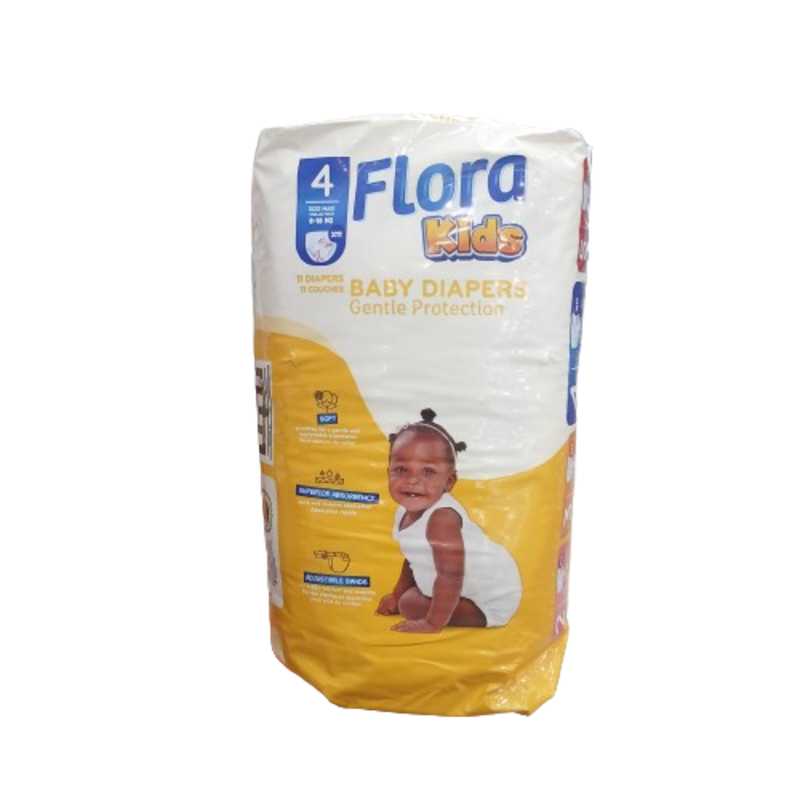 FLORA DIAPER MAXI 11PCS SIZE 4