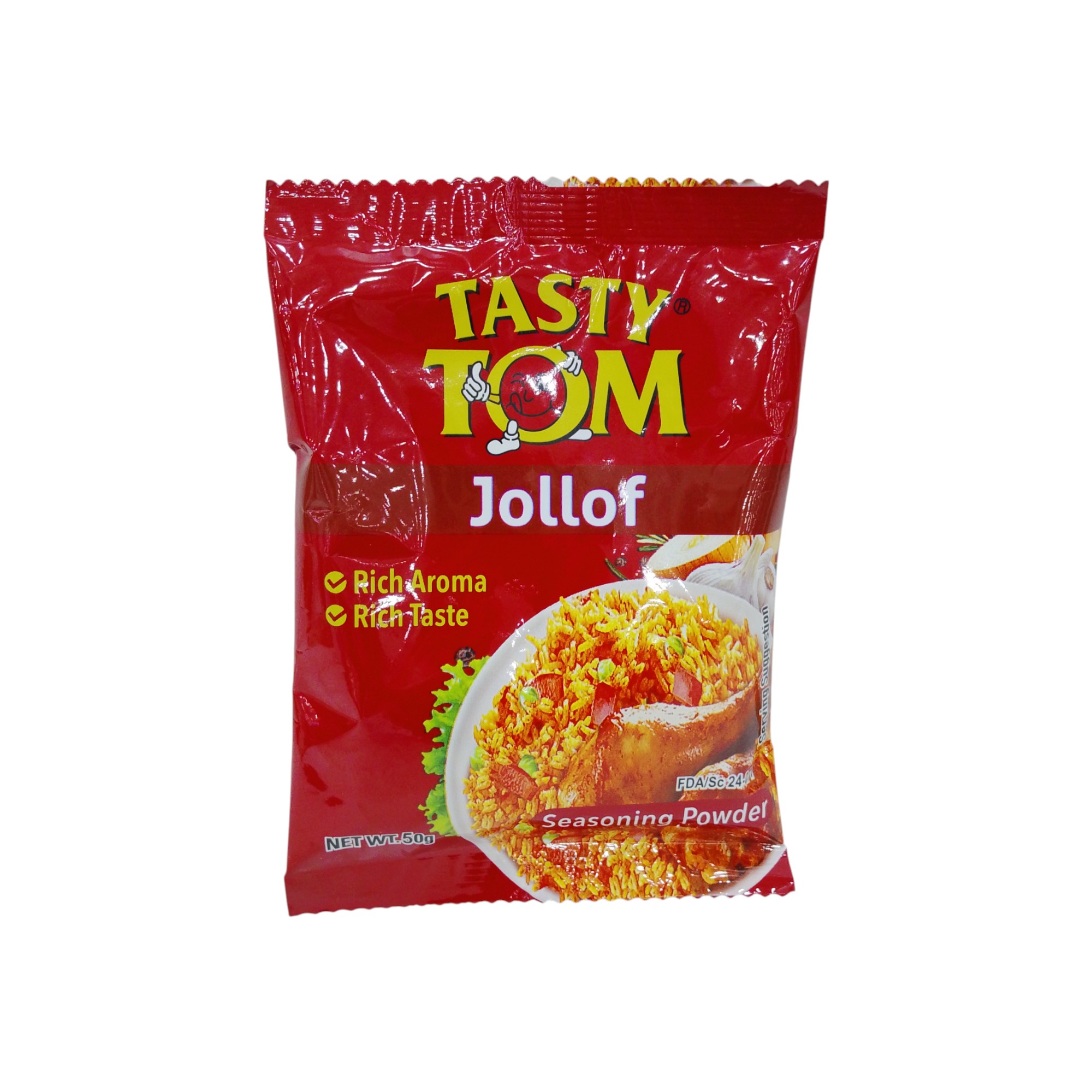 TASTY TOM SEASONING JOLLOF 50G