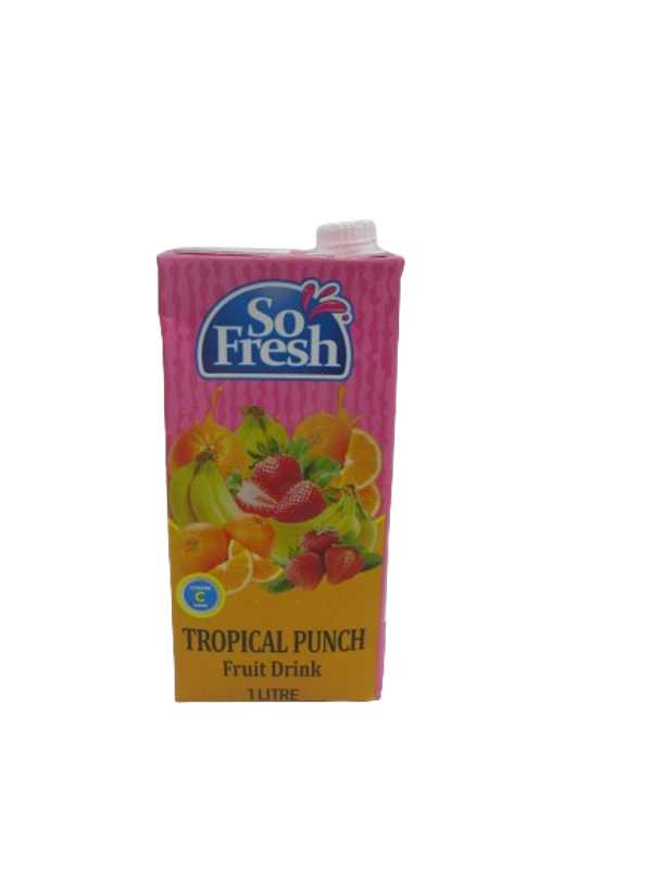 FRUIT DRINK TROPICAL 1L SO FRES