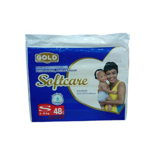 SOFTCARE DIAPPER GOLD S 48 P 3-