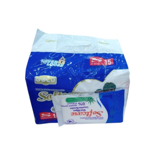 SOFTCARE DIAPPER GOLD S 15 P 3-