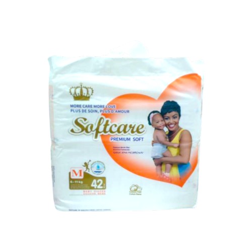 SOFTCARE DIAPPER PRMIUM M 42 P