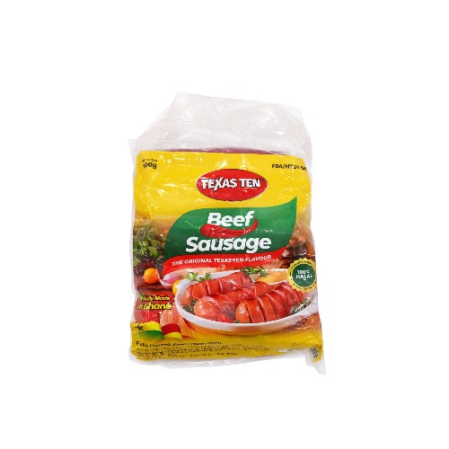 TEXAS TEN BEEF SAUSAGE 1KG