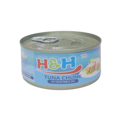 H&H CANNED TUNA IN VEG OIL. 160