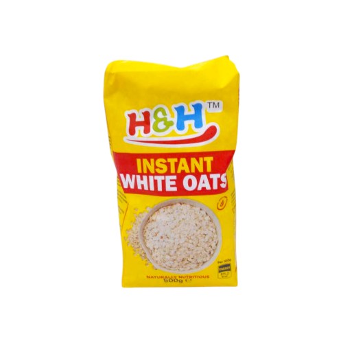 H&H INSTANT WHITE OATS 500G