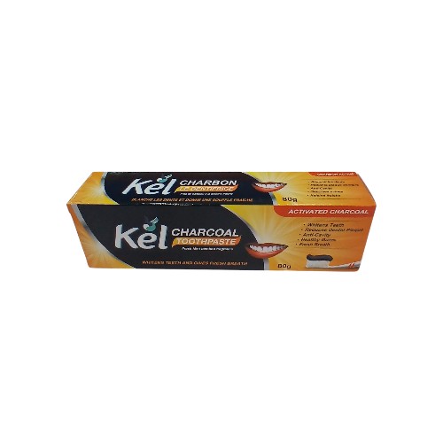 KEL TOOTHPASTE CHARCOAL 80G