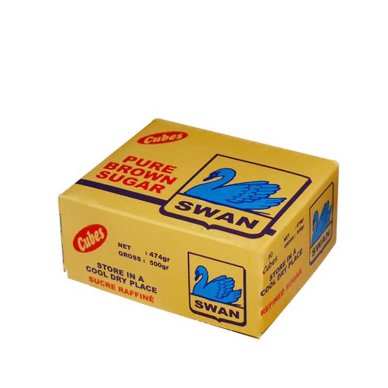 SUGAR CUBES PURE BROWN 500G SWA