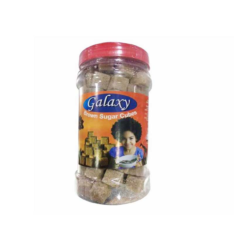 SUGAR CUBES BROWN JAR 700G GALA