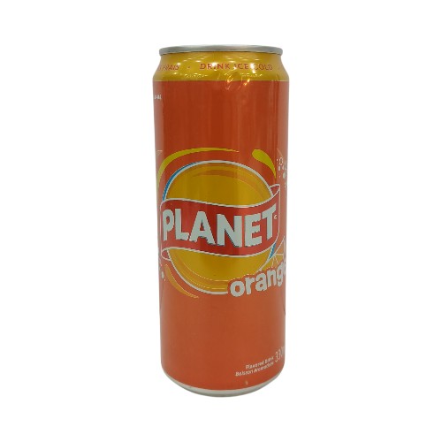 SOFT DRINK 330ML ORANGE. PLANET