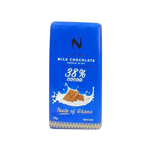 NICHE 38% MILK CHOCOLATE 90G