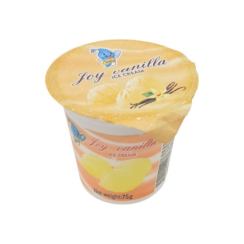 ICE CREAM CUP VANILLA 80G JOY