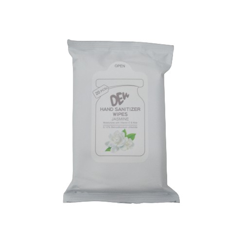DEW HAND SANITIZER WIPES 20-PAC