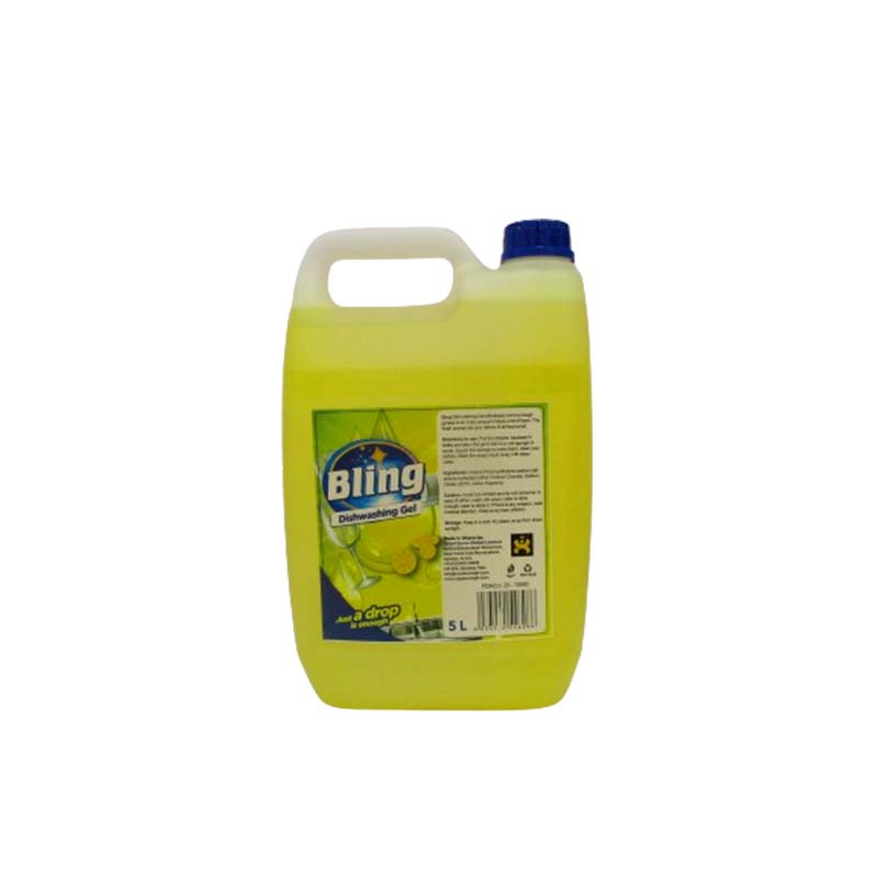 BLING DISH-WASH GEL LEMON 5L