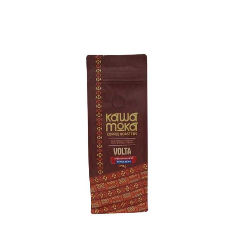 KM. COFFEE VOLTA 250G MED WHOLE
