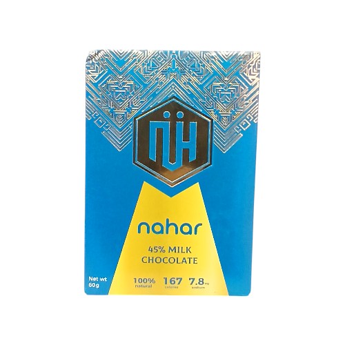 NAHAR 45% MILK CHOCOLATE 60G