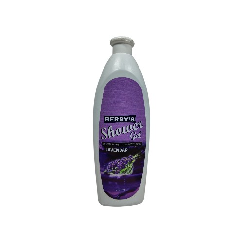 BERRYS SHOWER GEL LAVENDER 750M