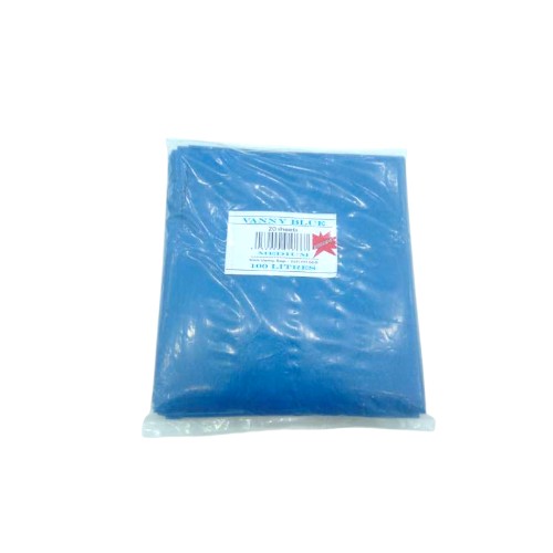 VANNY TRASH BAG BLUE 100L 20PCS
