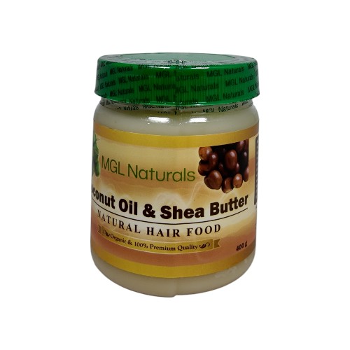 COCONUT OIL SHEA BUTTER400G MGL