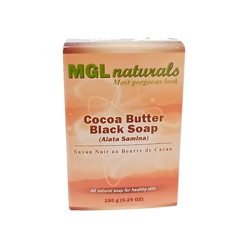 MGL COCOA BUTTER BLACK SOAP 150