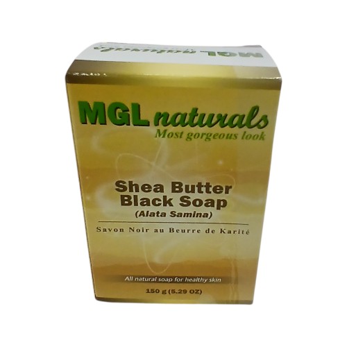 SHEA BUTTER BLACK SOAP 150G MGL