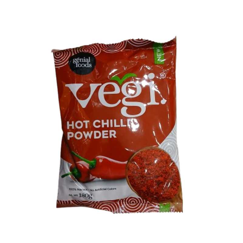 VEGI HOT CHILLI POWDER 180G