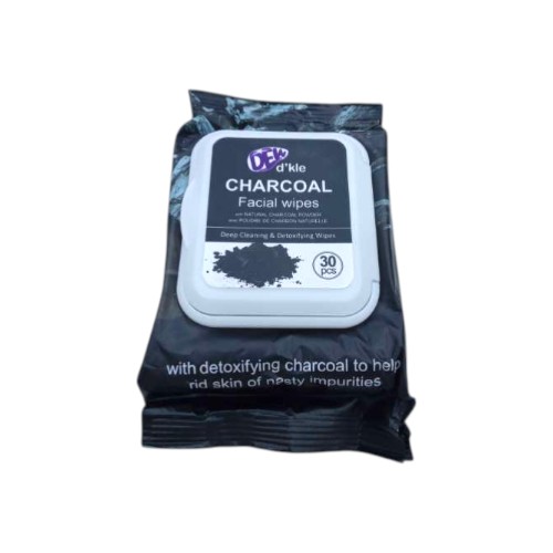 DEW BAMBOO CHARCOAL FACIAL WIPE