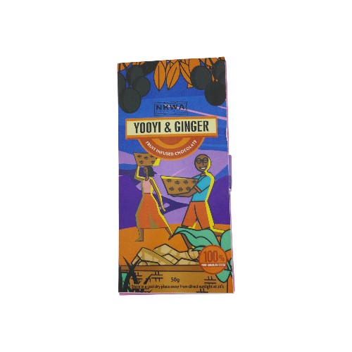 NKWA YOOYI-GINGER CHOCOLATE 50G