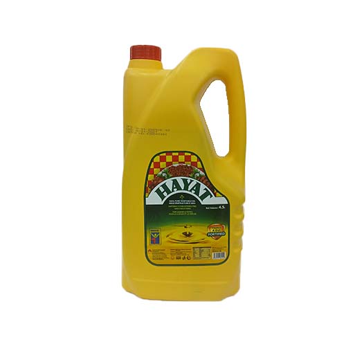 HAYAT PURE VEGETABLE OIL 4.5L