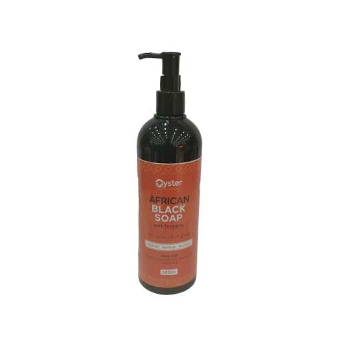 OYSTER BLACK SOAP 500ML TURMERI