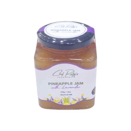 CHEF RUBYS PINEAPPLE JAM W LAVE