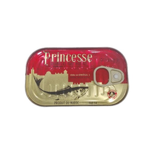 PRINCESSE SARDINE IN OIL 125G