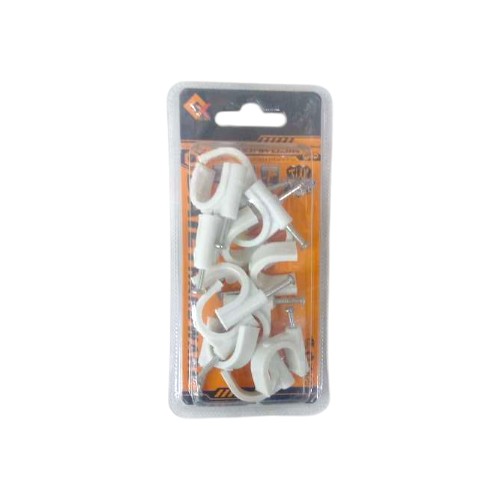 CABLE CLIP ROUND PLASTIC 18MM
