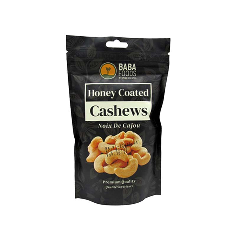 BABA FOODS HONEY COATED CASHEWS 100G