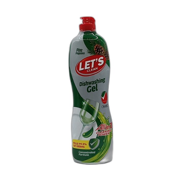 LETS PINE DISHWASH LIQUID 750ML