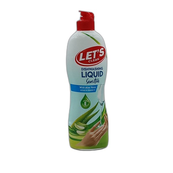 LETS DISHWASHING LIQUID ALOE VERA 500ML