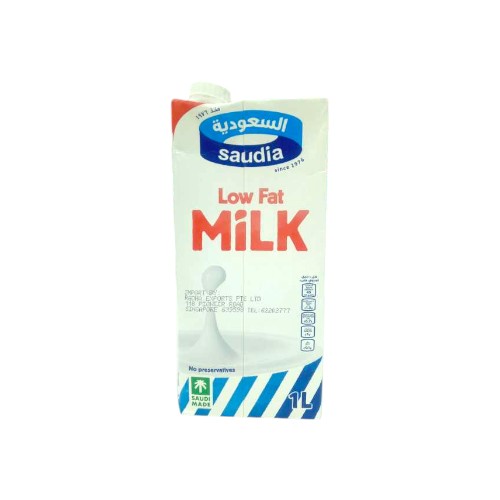 SAUDIA LOW FAT UHT MILK 1L