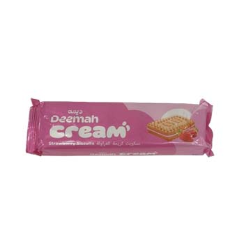 DEEMAH CREAM BISCUIT STRAWBERRY