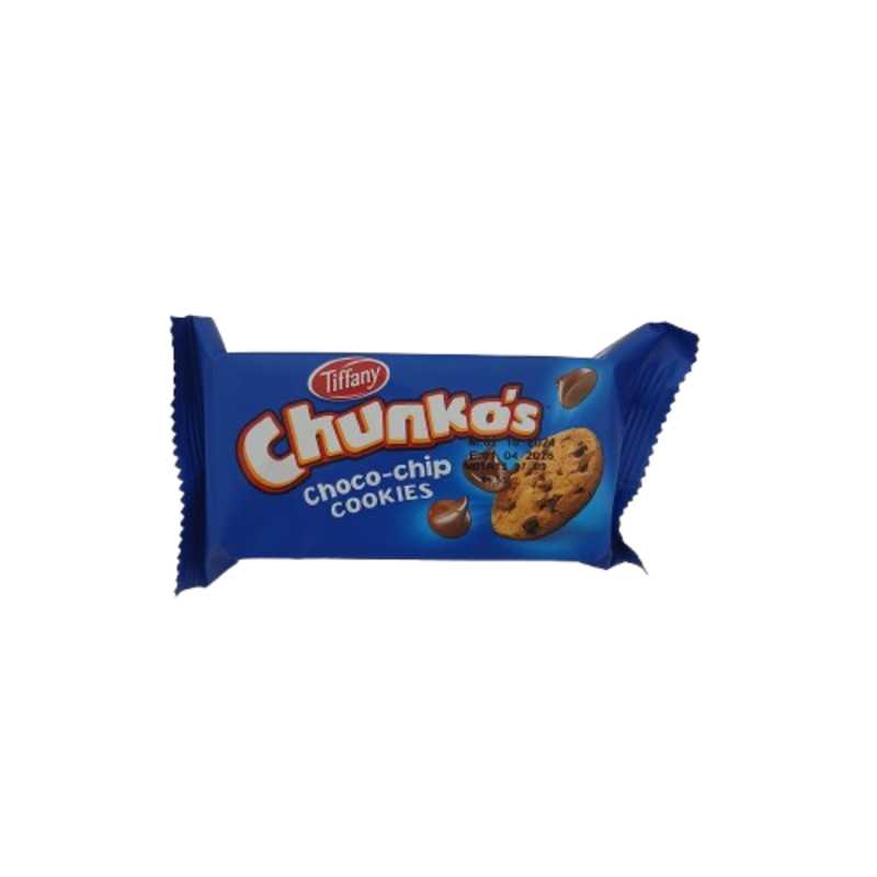 TIFFANY CHUNKOS CHOCO 40GMS