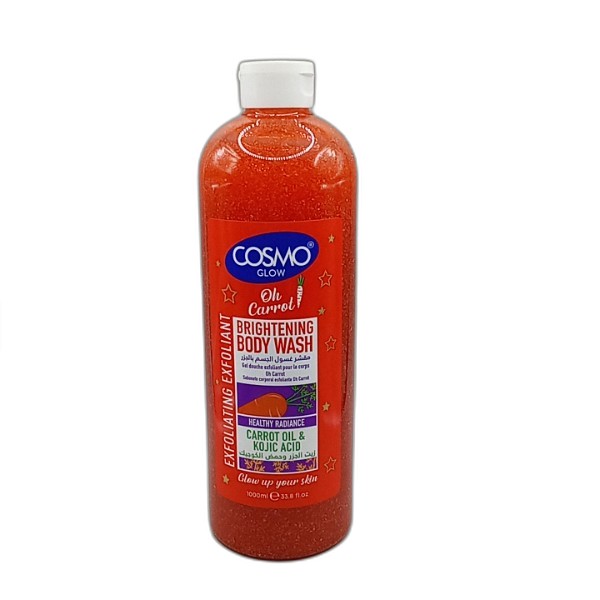 COSMO GLOW EXFOLIATING BODY WASH CARROT 1L