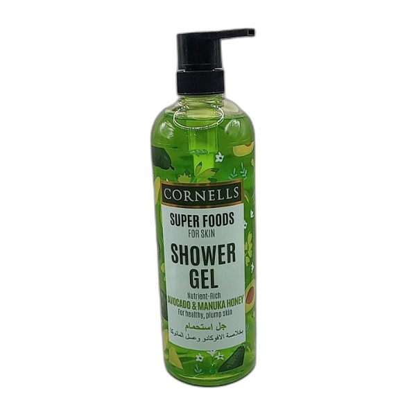 CORNELLS SUPER FOODS SHOWER GEL AVOCADO  HONEY 1L