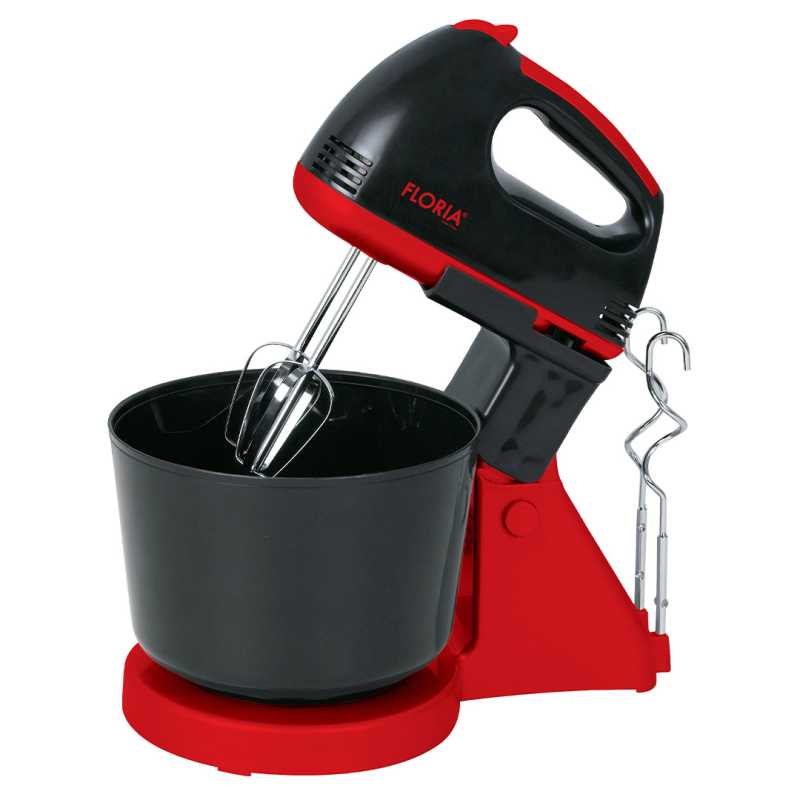 FLORIA HAND MIXER W BOWL BLACK