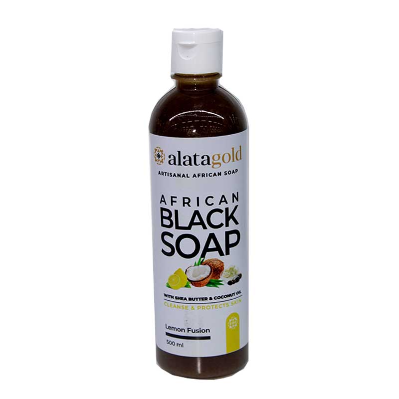 BLACK SOAP LEMON 500ML ALATAGOL