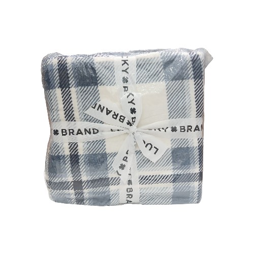 DANNYHOME FLANNEL BLANKET IVORY